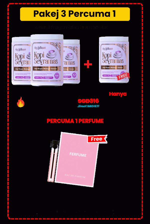 [1103] PAKEJ 3 PERCUMA 1 + FREEGIFT 1